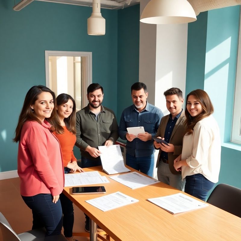 Equipo de operaciones logísticas de Vivideterra reunido alrededor de una mesa de planificación en la oficina de Madrid